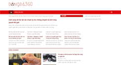 Desktop Screenshot of bongda360.net